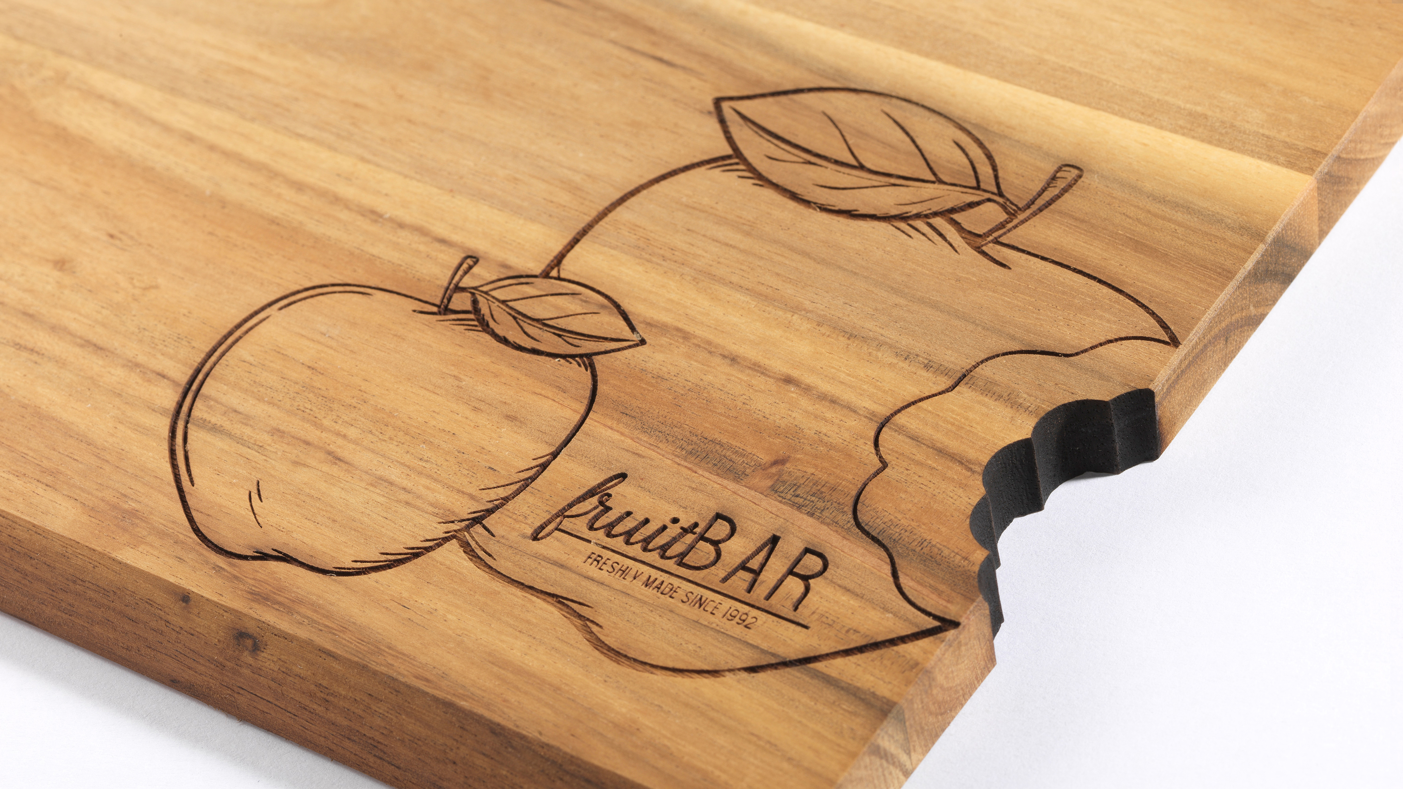 Laser cutting and laser engraving wood