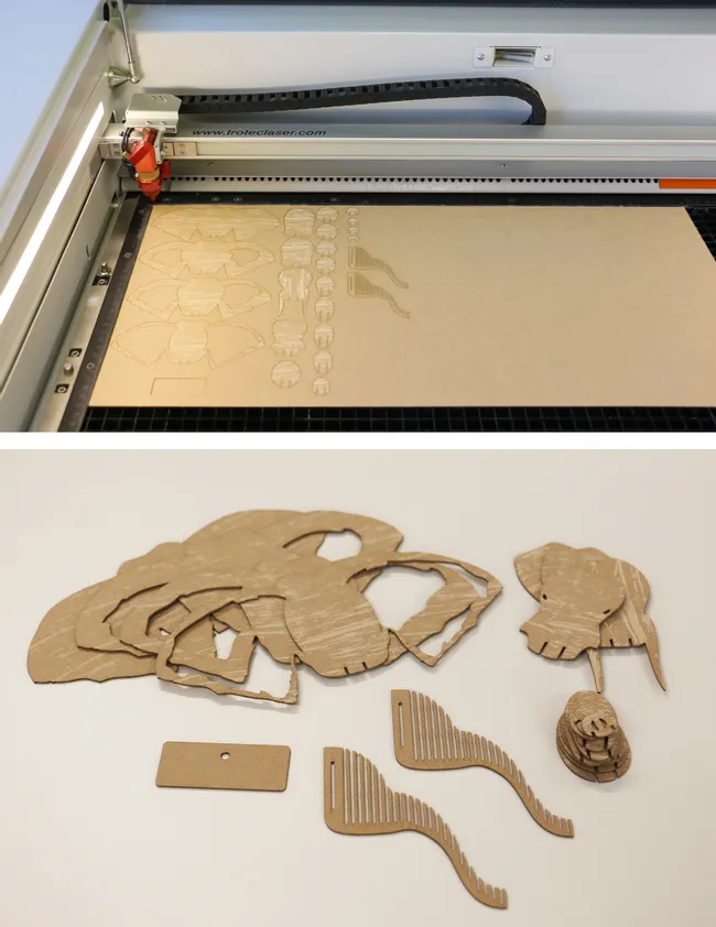 3d wall decoration elephant laser cutting