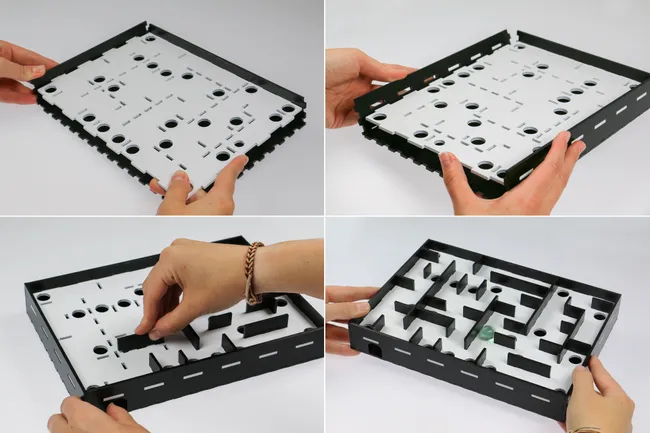 Assembling the maze game