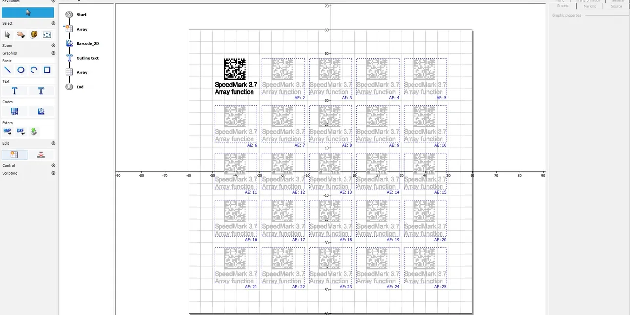 Funcionalidades software de marcado láser SpeedMark