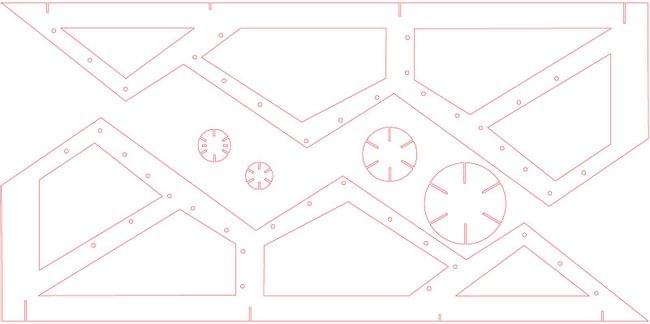 Plate layout for Christmas tree