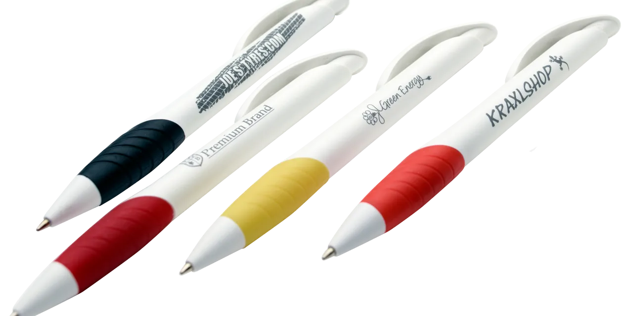 Laser engraving promotional items - pens 