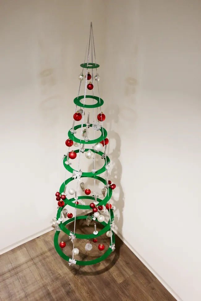 christmas tree laser cut from acrylic