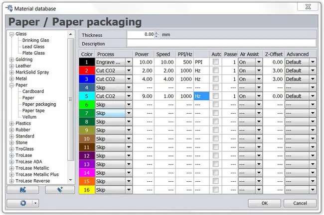 database-materiali-parametri-laser-carta