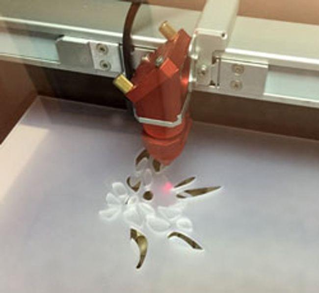 laser cutting process coaster