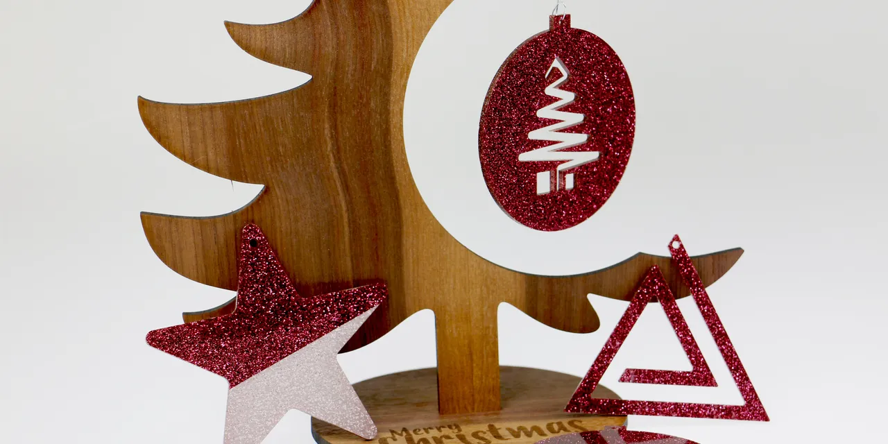 Inspiration for laser cut Christmas decoration