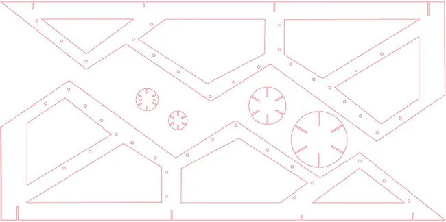 Plate layout for Christmas tree